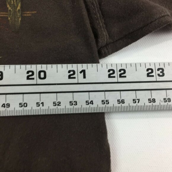 Newport Blue Men's Hawaiian Surfboards Palm Trees T-Shirt Brown Size M Medium - Picture 6 of 6